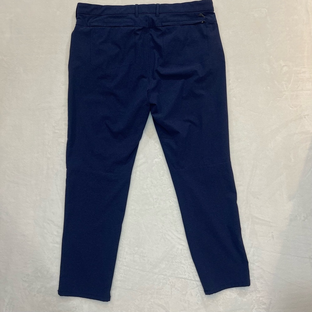 Tommy Bahama Pants Mens 38x32 (Fits 38x31) Blue Chip Shot 5 Pocket Performance - Picture 4 of 13